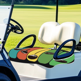 ORIGACH vintage golf pattern design adds a bold, sporty touch.