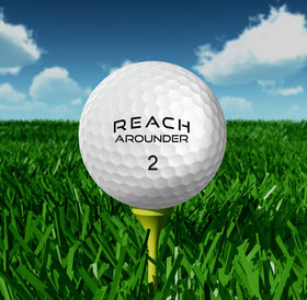 O'RINN GOLF bold lettering on balls aids quick identification on busy greens.