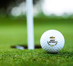 O'RINN golf balls on the green for a birthday round with friends.