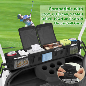 ORKELS Two insulated cup holders keep beverages within reach mid-round.