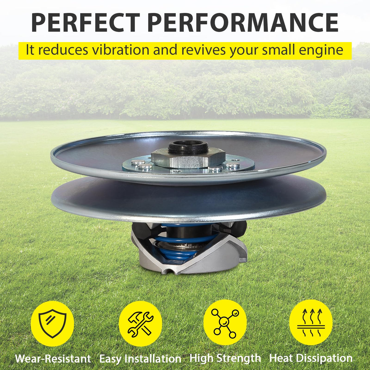 Orle Oko aluminum golf clutch body—durable and heat-dissipating for reliable performance.