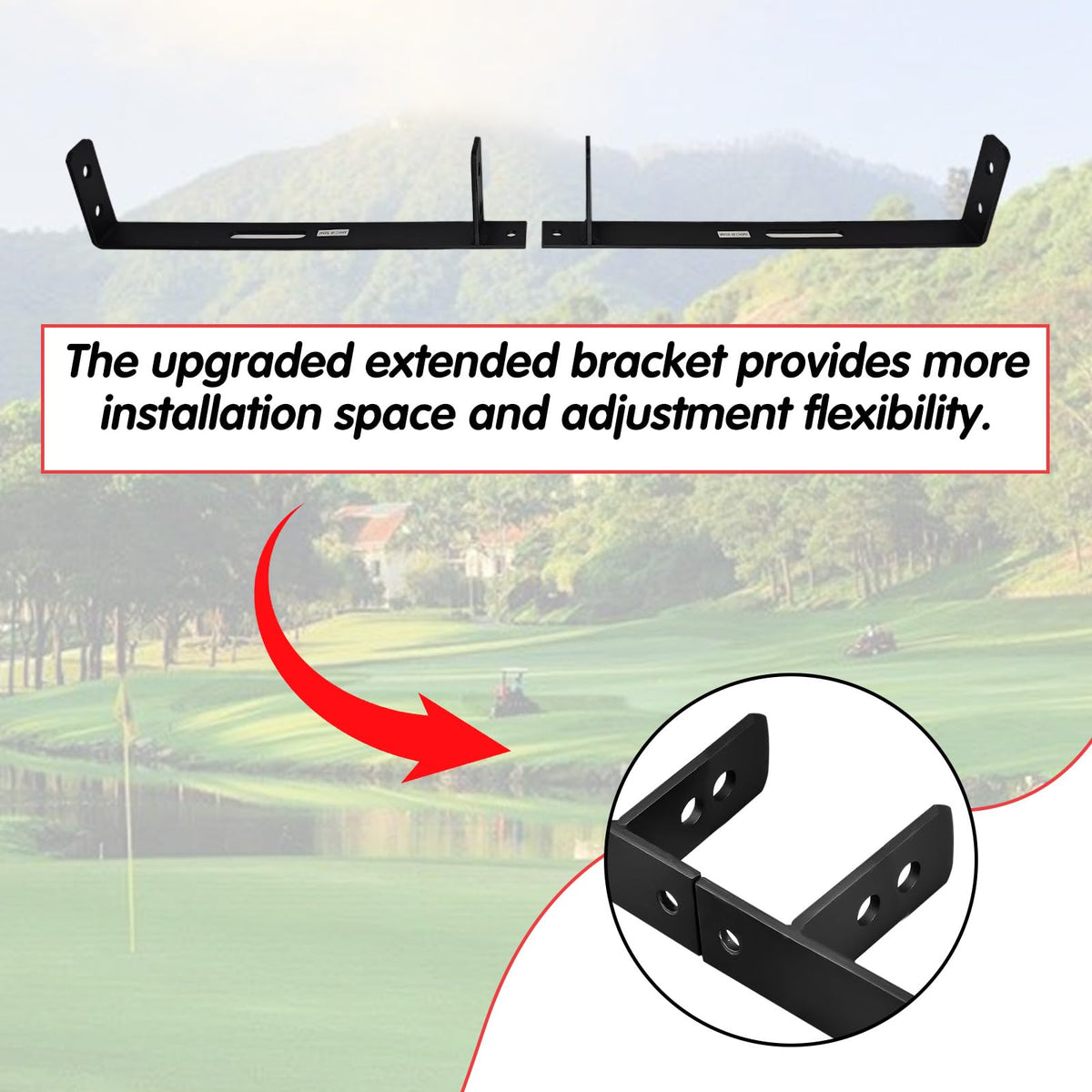 Orle Oko belt system assembly showing two belts and brackets.
