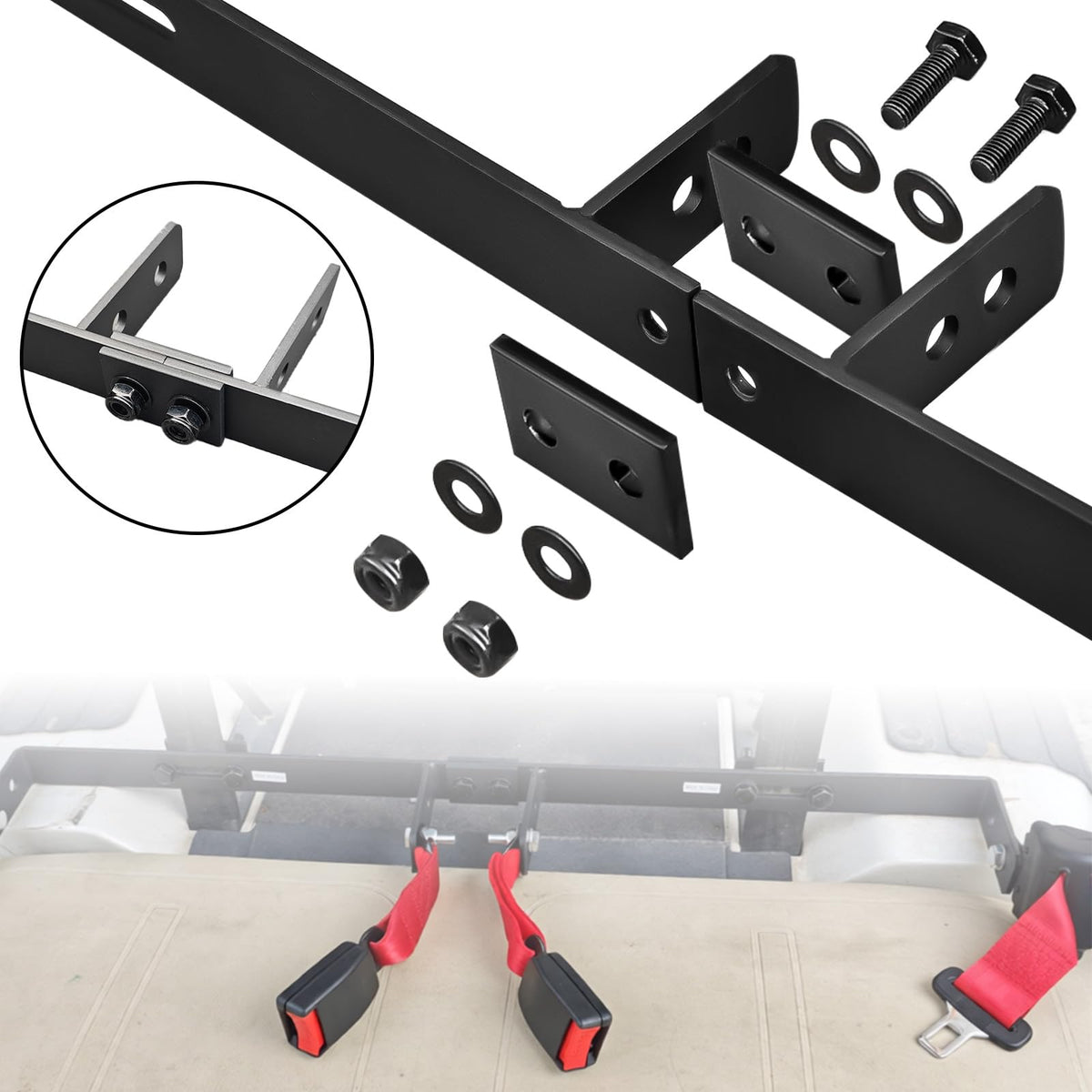 Orle Oko matte stainless steel bracket provides durable mounting.
