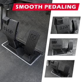 Orle Oko brake pedal mechanism detail highlighting sturdy construction
