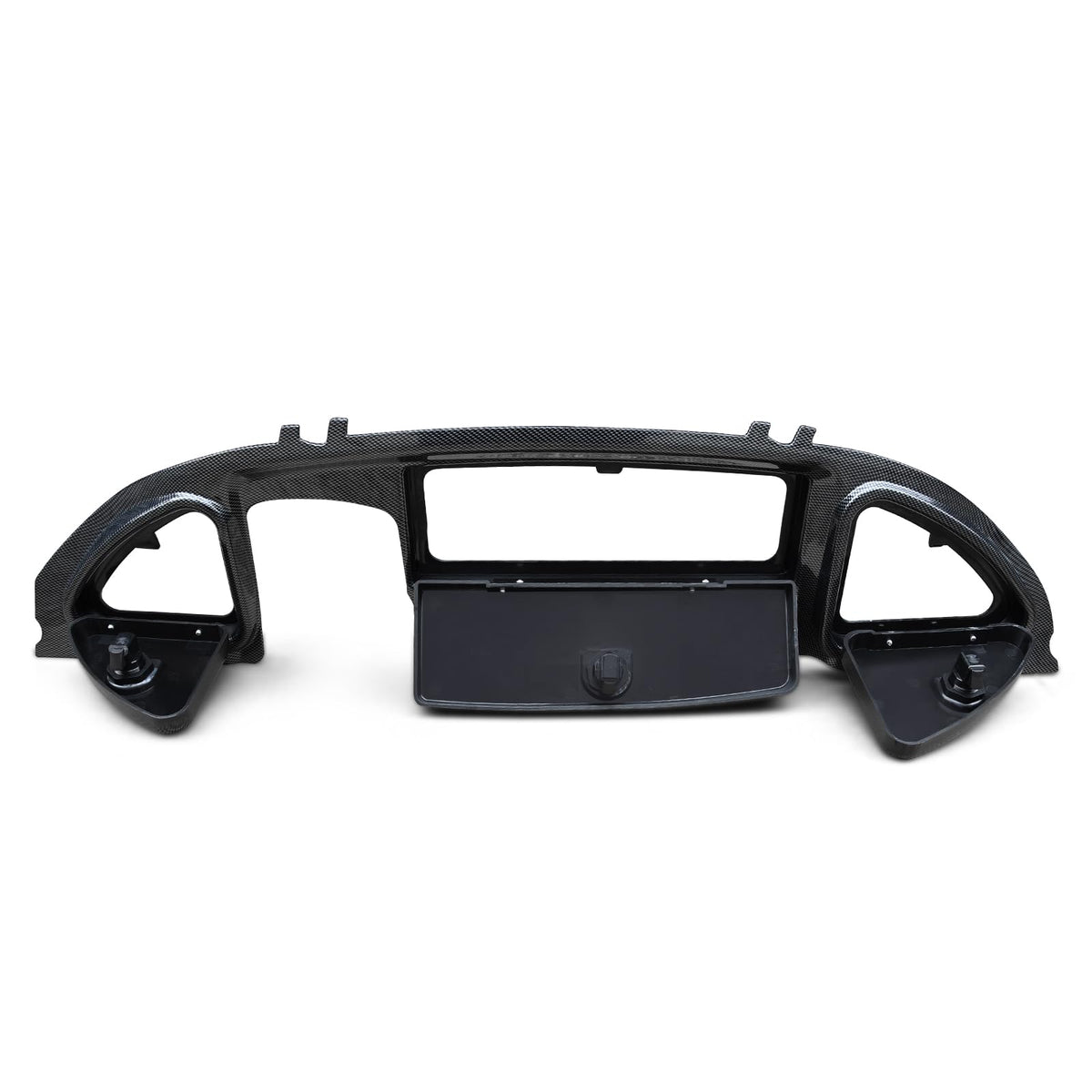 Orle Oko carbon fiber dashboard detail highlighting premium aesthetics.