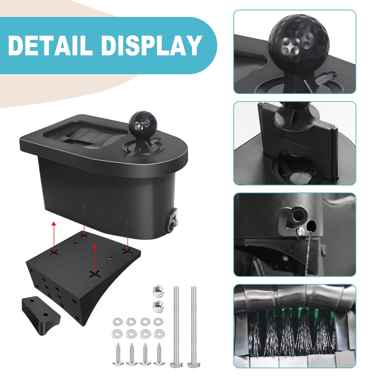Orle Oko drain plug enables quick disposal of dirty water