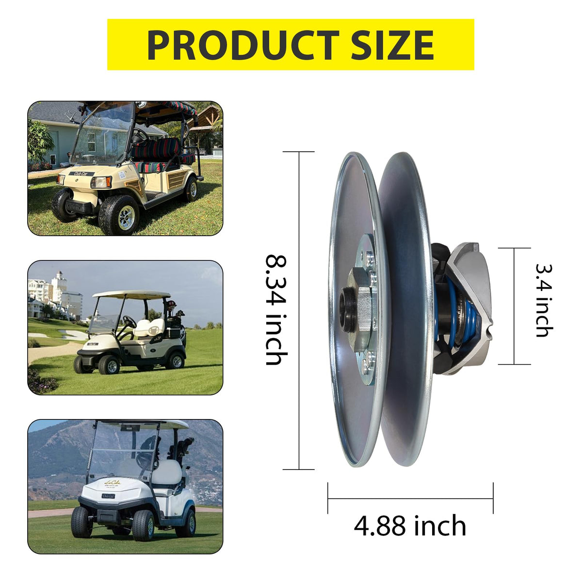 Orle Oko Club Car DS Precedent compatibility—fits multiple models for versatile upgrades.