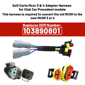 Orle Oko Club Car Precedent wiring installation example.
