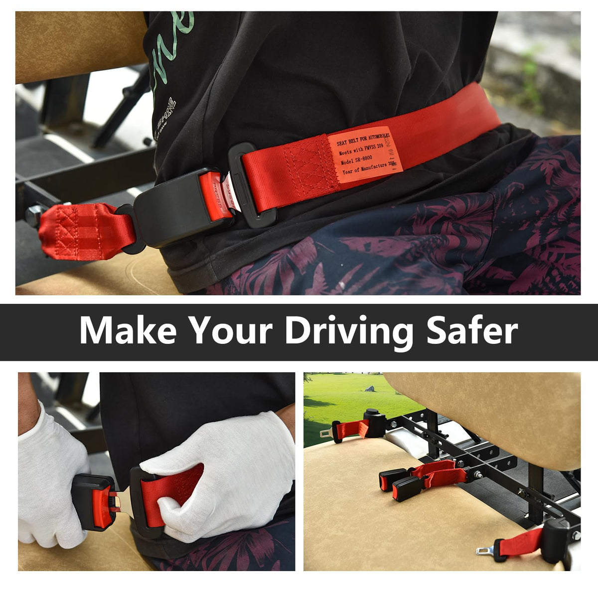 Orle Oko compatible EZGO RXV and TXT belts for versatile use.