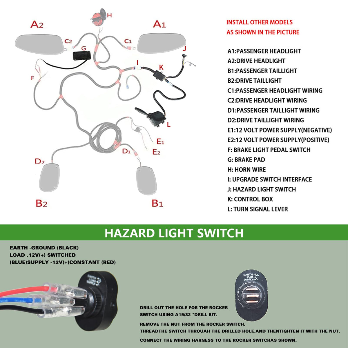 Orle Oko controller box and steering column cover protect and tidy wiring
