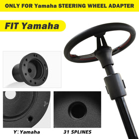 Corrosion-resistant steering hub by Orle Oko keeps the look fresh outdoors.