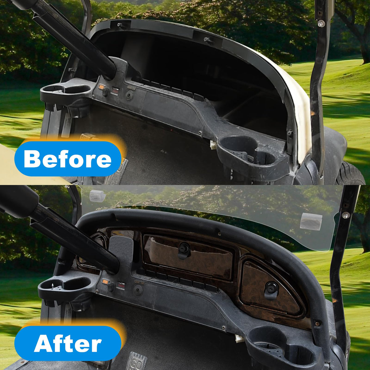 Orle Oko dash cover with lockable compartments protects valuables during rides