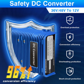 Orle Oko DC converter side angle image demonstrates compact profile suitable for tight spaces.