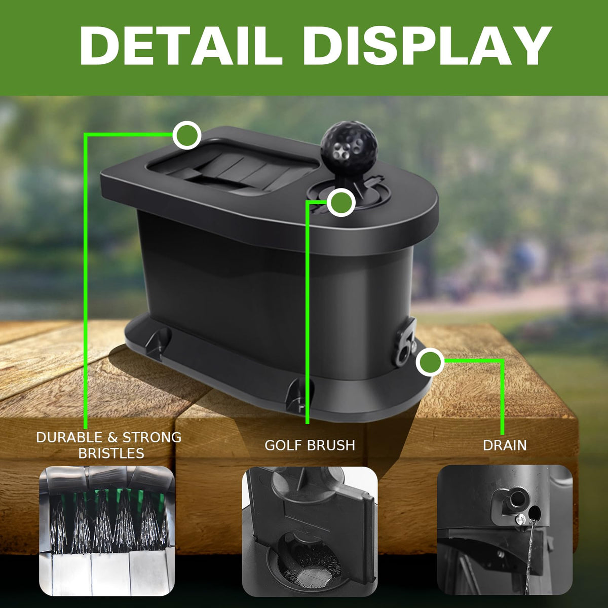 Orle Oko drain plug enables easy water release
