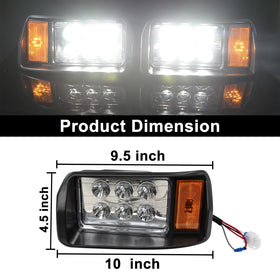 Orle Oko DS headlight cutting templates for precise installation