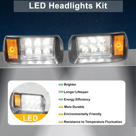 Orle Oko DS LED taillight left improves rear visibility on Club Car DS