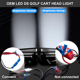 Orle Oko DS LED taillight right enhances rear signaling on Club Car DS