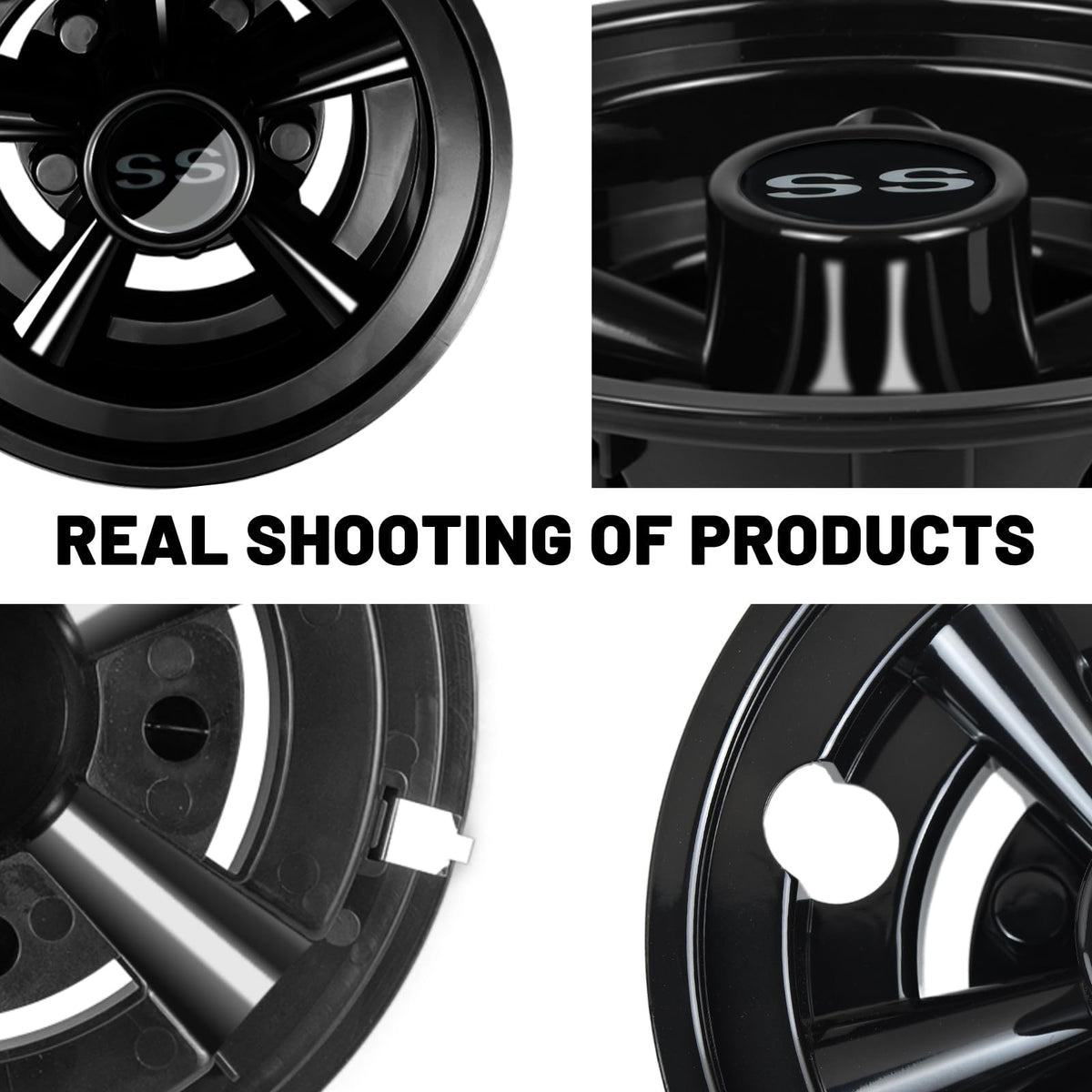 Orle Oko durable golf cart hubcap material for long-lasting shine and weather resistance.