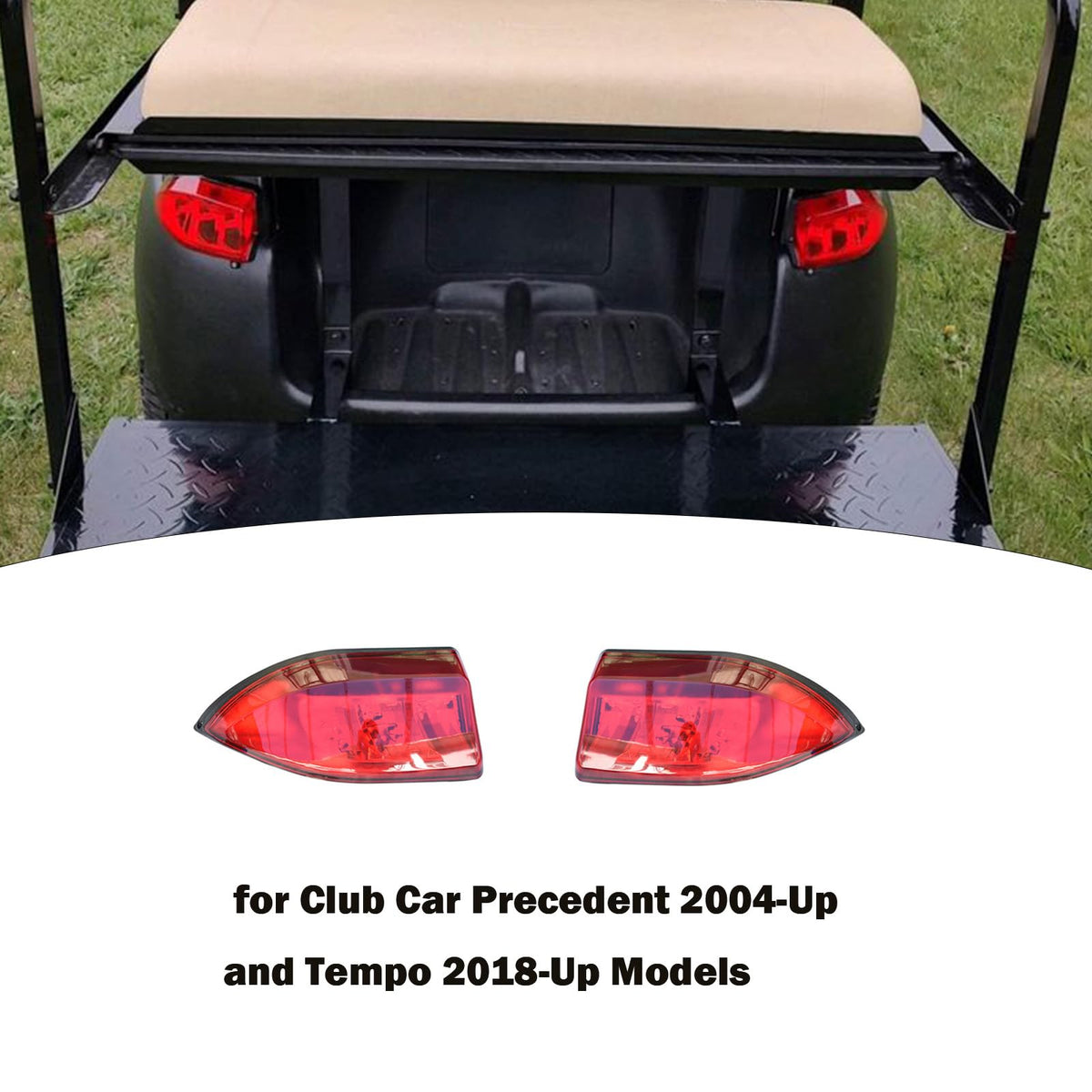 Orle Oko easy install taillights for Club Car Precedent and Tempo.