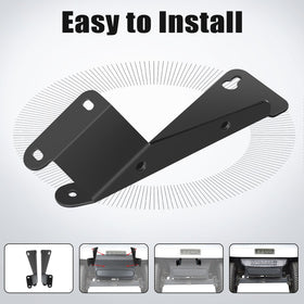Orle Oko EZGO TXT headlight bar bracket close-up attachment.