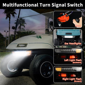 Orle Oko EZGO TXT turn signals highlight turning safety for night rides