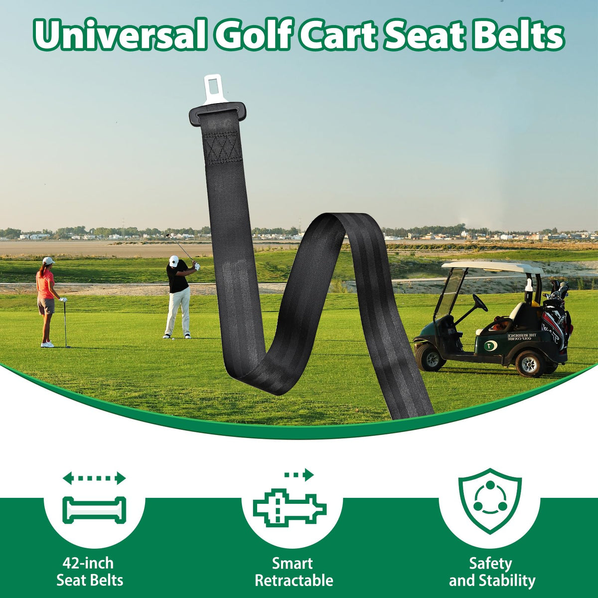 Orle Oko two-seat belt kit for front and rear use improves ride stability.