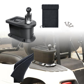 Orle Oko golf cart ball washer mounted on cart for quick cleaning