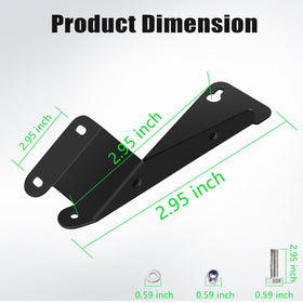 Orle Oko brackets with durable metal finish for long-lasting use.