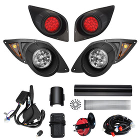 Orle Oko golf cart deluxe headlights improve visibility for Yamaha G29.