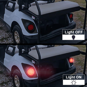 Orle Oko steering wheel cover adds comfort during cart use.