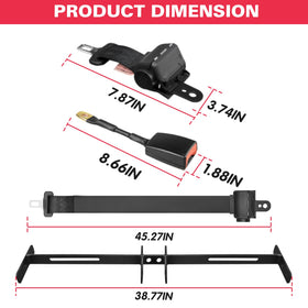 Orle Oko four-belt kit supports EZGO, Yamaha, and Club Car models.