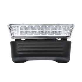 Orle Oko golf cart precedent front headlight with bumper for clear 12V illumination.