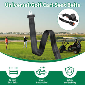 Orle Oko retractable belt for Yamaha golf carts ensures secure rides on uneven paths