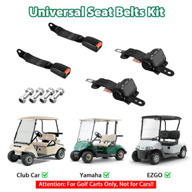 Orle Oko universal seat belts for Club Car DS Precedent offer quick adjustable safety