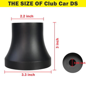 Orle Oko DS-compatible hub ensures a secure connection on Club Car carts.