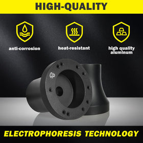 Orle Oko adapter enables 5- and 6-hole wheel compatibility.