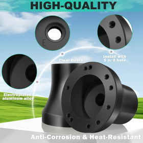 Orle Oko EZGO TXT 6-hole adapter, easy to install and secure.