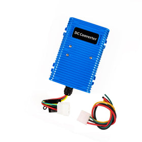 Orle Oko golf cart voltage reducer converts 36V/48V to 12V for accessories.