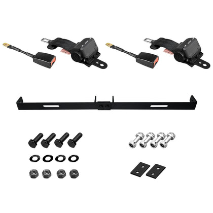 Orle Oko bracket kit front view for universal golf cart mounting.