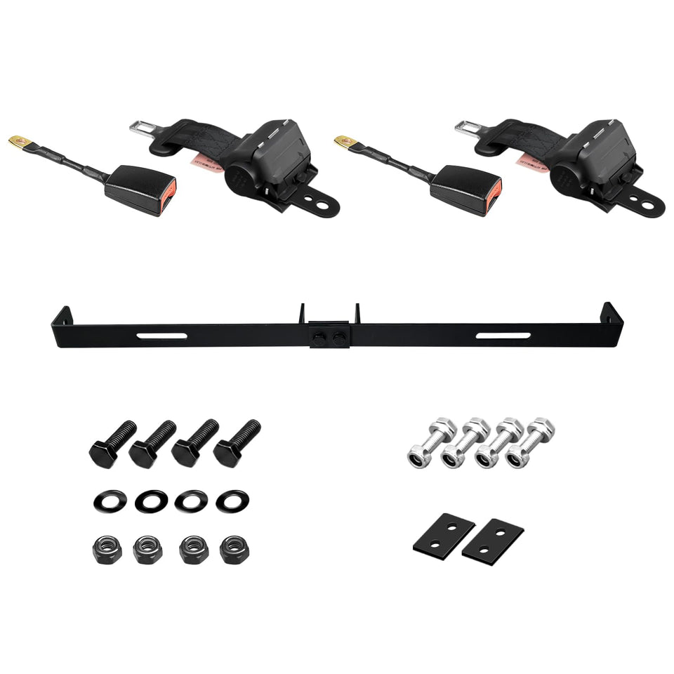 Orle Oko bracket kit front view for universal golf cart mounting.