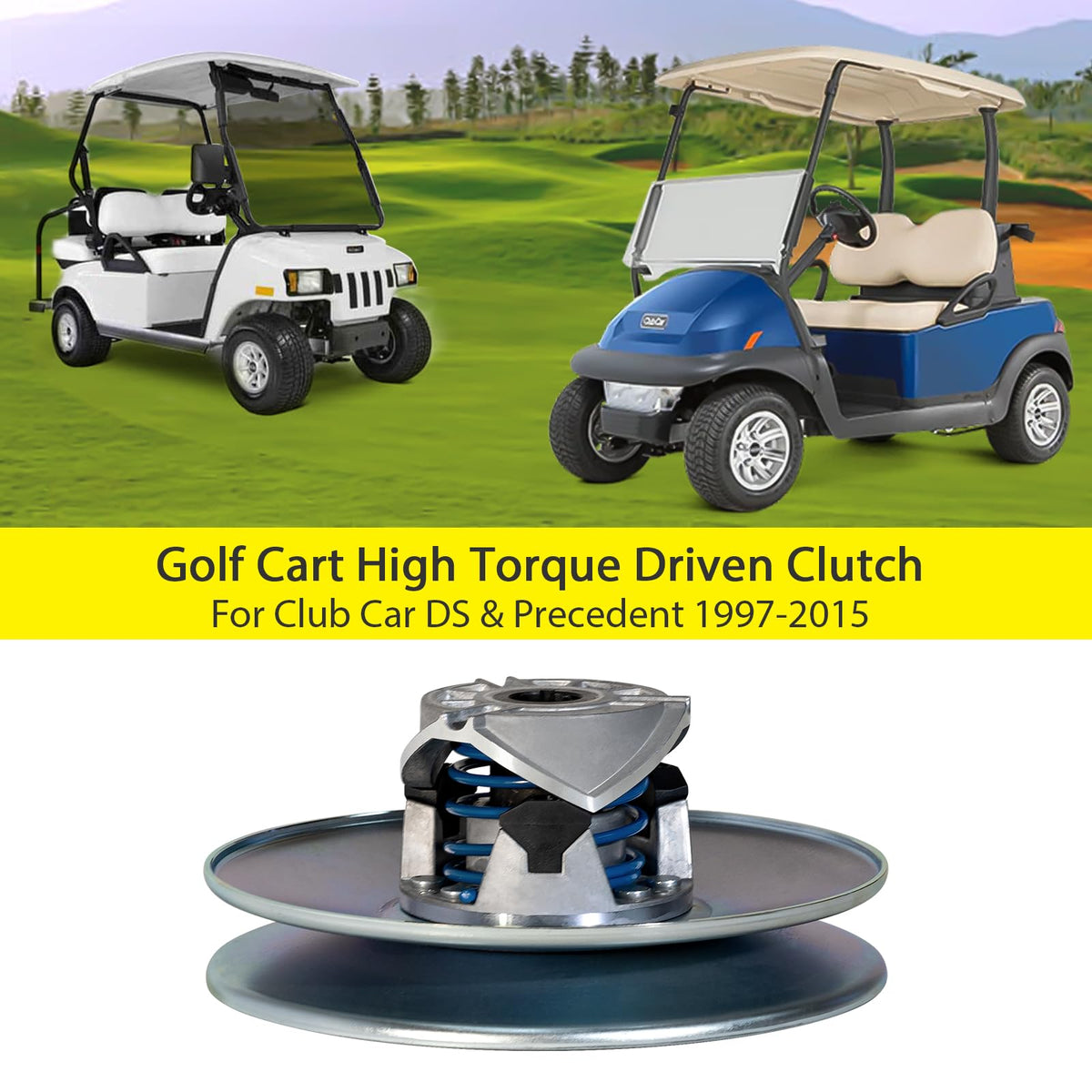 Orle Oko installed Club Car DS clutch—smooth starts and effortless shifting.