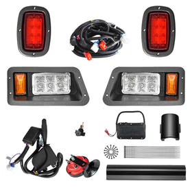 Orle Oko LED front left headlight for Yamaha carts enhances night visibility.