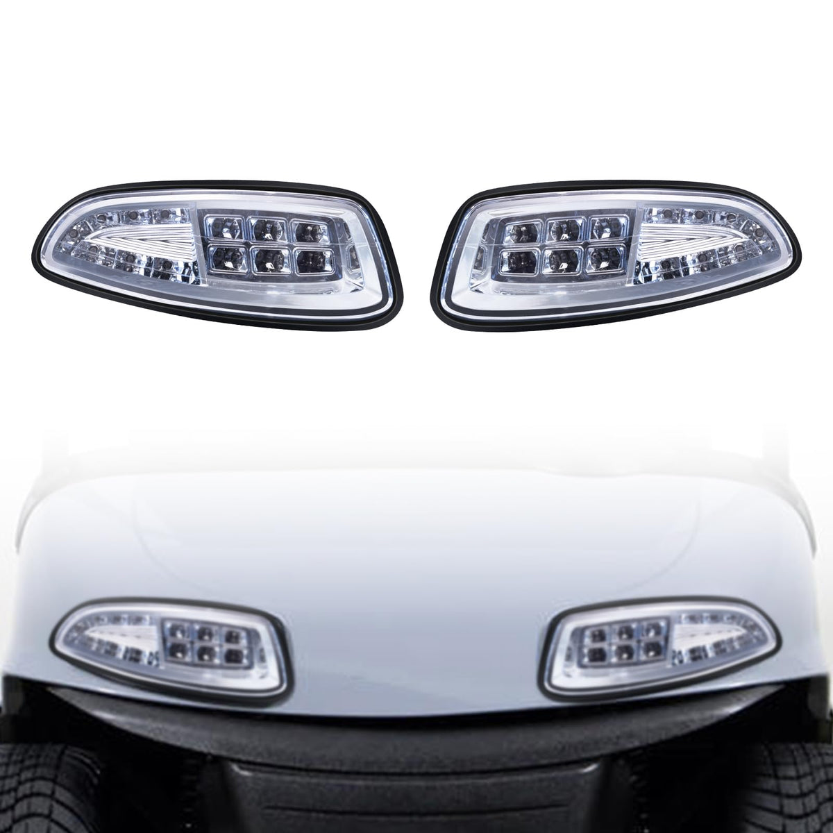 Orle Oko LED head light kit for EZGO RXV left headlight with bright beam