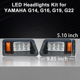 Orle Oko LED headlight kit right Yamaha G14-G22 for safer night driving.