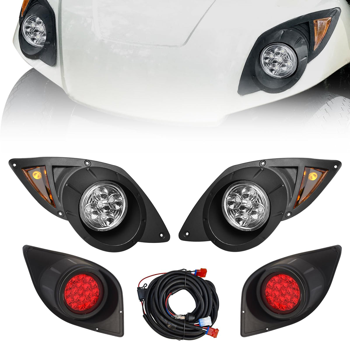 Orle Oko LED left headlight, front view, enhances nighttime visibility