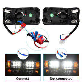 Orle Oko LED headlights package includes left and right units
