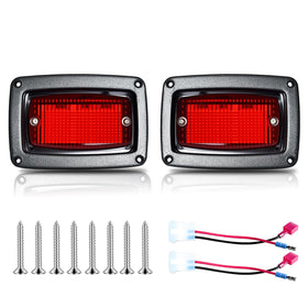 Orle Oko LED rear taillight on the right for Club Car DS, improves night visibility.
