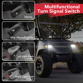 Orle Oko LED rear right taillight for Yamaha carts improves rear visibility.