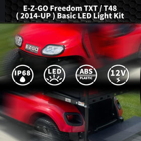Orle Oko LED tail light rear-right for EZGO Freedom improves rear awareness.