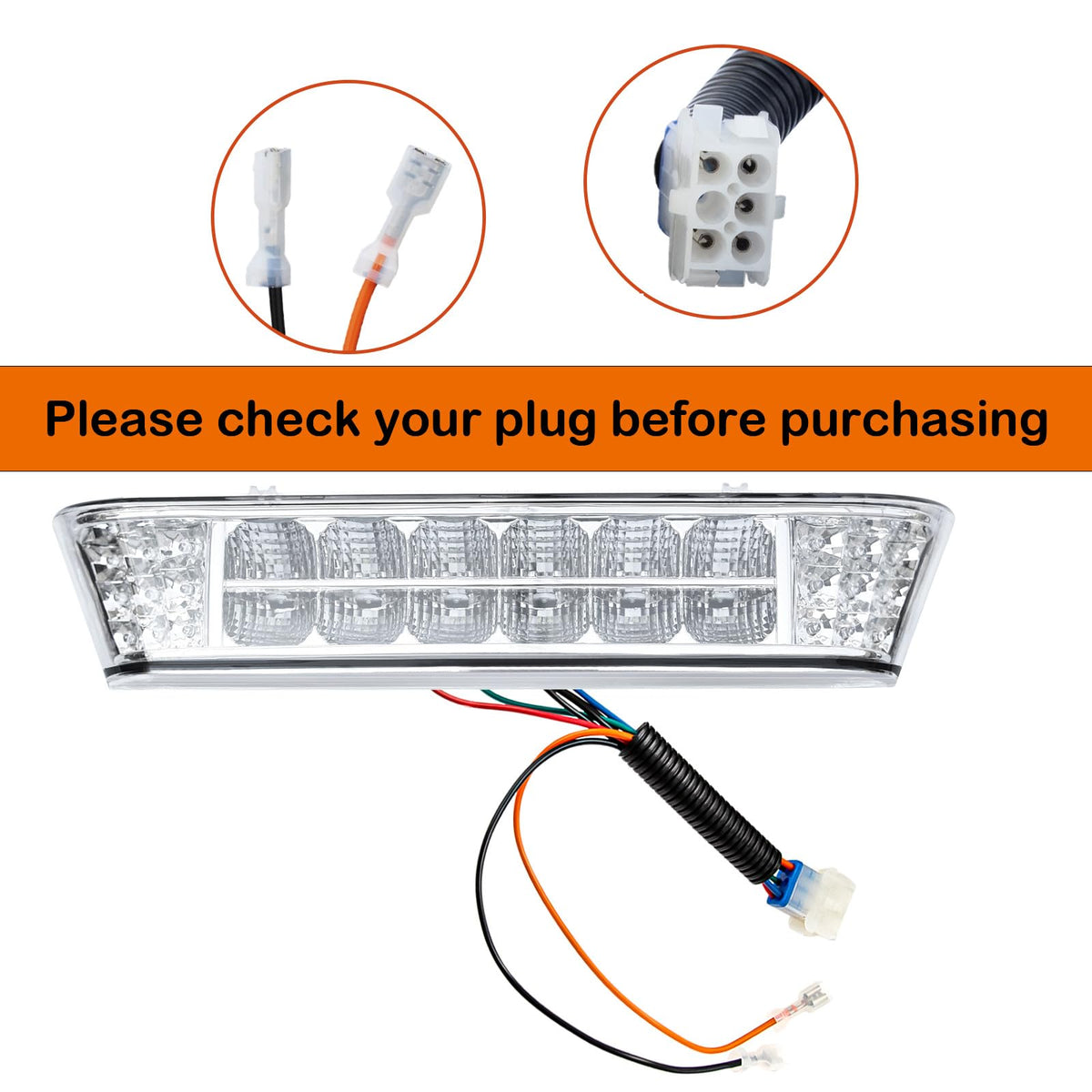 Orle Oko precedent headlight bar package includes front assembly and short harness